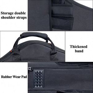 Fábrica BSCI, Bolsa de Saxofón Alto de Alta Calidad, Profesional, Doble Correa para el Hombro, ODM OEM, para Protección de Instrumentos Musicales - Product Image 4