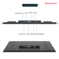 GreenTouch prix de gros 27 pouces 1920*1080p écran tactile capacitif panneau moniteur