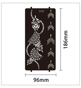 Henna Stencils, Temporary Henna <strong>Tattoo</strong> Stencils, Henna <strong>Tattoo</strong> Set for Women Girls Teens Face Paint Body Art - Product Image 2