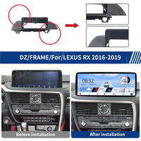 Meihua Cadre de tableau de bord noir 12,3 pouces pour autoradio Android, compatible avec LEXUS RX 2016-2019
