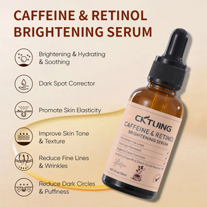 Suero Facial Natural de Niacinamida para Blanquear la Piel, Ojeras, Hinchazón, Arrugas, Retinol, Péptidos, Cafeína - Product Image 4