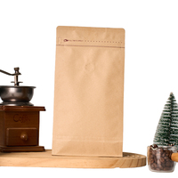 Pochette en papier kraft biodégradable imprimée sur mesure, avec fermeture à clip, pour les boules de chocolat