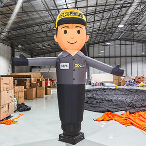 Ballon publicitaire gonflable oscillant en forme de clown, de personnage de dessin animé, de star ou de dieu de la richesse, pour l'accueil aux portes et les arches publicitaires - Product Image 2