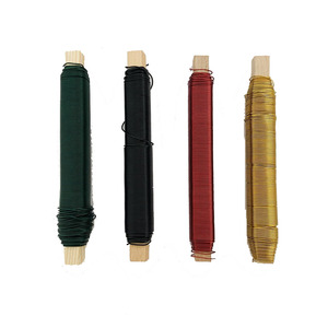 <span class=keywords><strong>Fil</strong></span> métallique coloré flexible pour artisanat, <span class=keywords><strong>fil</strong></span> floral vert, <span class=keywords><strong>fil</strong></span> métallique pour tiges florales, pour fleurs décoratives et couronnes, bricolage - Product Image 4