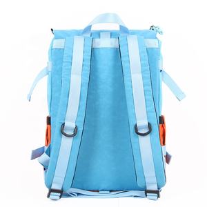 CHANGRONG Sac à dos de voyage décontracté en polyester <span class=keywords><strong>recyclé</strong></span> léger à blocs de couleurs personnalisé - Product Image 5