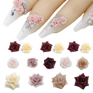 Venta caliente 3D <span class=keywords><strong>resina</strong></span> flor <span class=keywords><strong>uñas</strong></span> arte encantos Rosa mezcla Color decoración <span class=keywords><strong>de</strong></span> <span class=keywords><strong>uñas</strong></span> personalizado DIY accesorios <span class=keywords><strong>de</strong></span> <span class=keywords><strong>uñas</strong></span> al por mayor - Product Image 5
