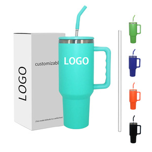Stainless Steel Tumbler With Handle 30 Oz <b>Large</b> Capacity Travel <b>Mug</b> With Straw Custom Logo Portable Insulated Cup - Product Image 1