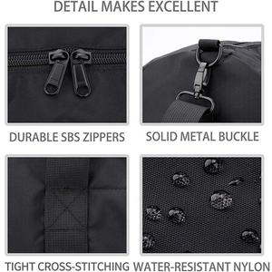 Hot Selling Lightweight <b>Travel</b> Sports Duffel <b>Bag</b> Custom Logo Large Capacity Foldable Gym <b>Bag</b> <b>Men</b> Women Fashionable Nylon - Product Image 4