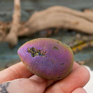 Œuf en sphalerite arc-en-ciel Aura en gros, pierre de guérison en cristal poli, Reiki, Feng Shui, décoration pour la maison et le bureau, cadeau - Product Image 6