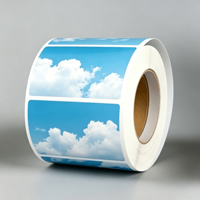 Autocollants adhésifs personnalisés de haute qualité avec impression de logo, étiquettes en vinyle imperméables pour la marque