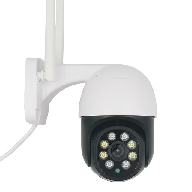 4MP WiFi PTZ Security Camera, IP66 Waterproof 360° View Wireless Dome Camera with HD Night Vision