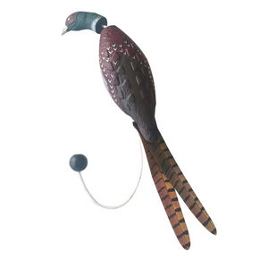 Jouet d'entraînement pour chien en forme de faisan simulé avec corde de traction interactive, leurre d'oiseau réaliste pour l'entraînement au rapport en extérieur - Product Image 1