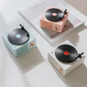 Mifa — haut-parleur bluetooth sans fil, haut-parleur atomique en vinyle, avec lecteur d'enregistrement rétro, Mini son de musique, pour la maison, cadeau de vacances