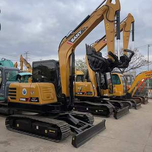 Excavatrice SANY SY60 C-9 d'occasion, 6 tonnes, moteur Mitsubishi, modèle 2021, faible nombre d'heures de fonctionnement, bon état, en vente. - Product Image 6