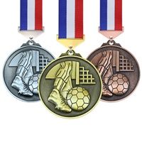 Médailles et trophées sportifs philippins en alliage de zinc antique, grand format, plaqués, avec gravure Cricket 2nd Motocross et motif Couronne de concours