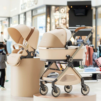 BP168-2 poussette compacte de luxe à la mode 3 en 1 Landau pour bébés pour nouveau-nés