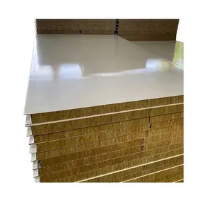 Wholesale Sandwich Panel Clean Room Glass Wool Color Steel Sandwich Board Wall Panels For Microbial Clean Room