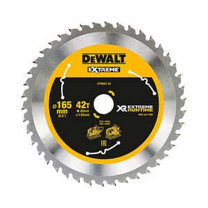 Lame de scie circulaire Dewalt XR en acier rapide, acier au carbone, à pointe en carbure avec dents TCT, pressée à chaud, personnalisable OEM - Product Image 1