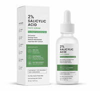 Sérum Apaisant Anti-Rougeurs et Anti-Acné à 2% de Niacinamide et Acide Salicylique pour le Visage