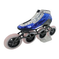 Chaussures de skate pour hommes et femmes à la mode en fibre de carbone d'usine OEM/ODM vitesse en ligne 3/4 roues patins à roulettes