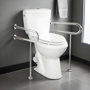 <span class=keywords><strong>WC</strong></span> moderne en céramique à double chasse, deux pièces, <span class=keywords><strong>pour</strong></span> personnes <span class=keywords><strong>âgée</strong></span>s et handicapées, design confortable, à poser au sol, <span class=keywords><strong>pour</strong></span> salle de bain/lavabo - Product Image 1