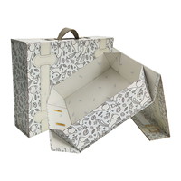 Nouvelle boîte cadeau au design personnalisé avec poignée boîte d'emballage en carton rigide créative sac à main mignon recyclé