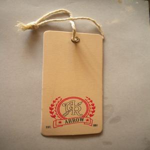 Etiquetas ecológicas para marcas de ropa hechas de papel reciclado con impresión personalizada y hilo natural para etiquetas de moda. - Product Image 6