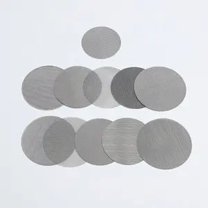Thin Wire Mesh Filter Round Shape Filter Stainless Steel Wire Mesh Pelletizer Filter Screen Disc