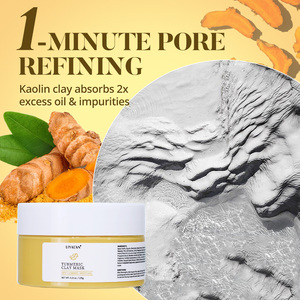 <span class=keywords><strong>Maschera</strong></span> di <span class=keywords><strong>Argilla</strong></span> alla Curcuma con Vitamina C Vegana per Raffinare i Pori, Ridurre i Punti Neri e Pulizia Profonda del <span class=keywords><strong>Viso</strong></span> - Product Image 3