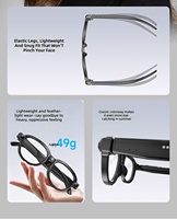 Lunettes Intelligentes IA avec Caméra 13MP, Enregistrement Vidéo 4K, Double Micro Anti-Bruit, Transfert de Données WiFi, Vente en Gros OEM