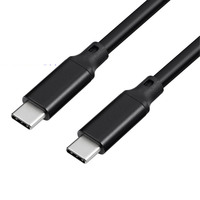 Câble USB C vers C 100W 5A avec puce E-Marker, charge rapide PD, câble de données Type C, chargeur haute vitesse pour ordinateur portable, téléphone, câble USB C