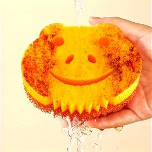 Éponge de cuisine en PU en forme de grenouille double face écologique sensible à la température adoucit la chaleur durcit les plats froids nettoyage ménager - Product Image 3