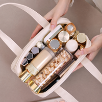 Sac cosmétique personnalisé en PU, grande capacité, 8 compartiments, porte-pinceaux multi-poches, trousse de maquillage de voyage, vente en gros, usine OEM