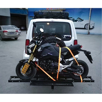 Support de Transport Universel en Acier Carbone pour Moto, Fixation sur Attelage, Accessoires Extérieurs pour Voitures