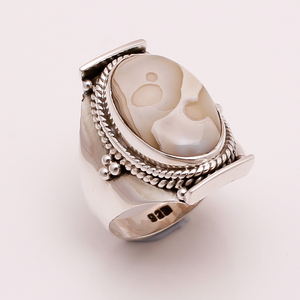 Anillo de piedras preciosas cornalina natural, joyería al por mayor de Plata de Ley 925, fabricante de anillos de plata hechos a mano con piedras preciosas - Product Image 5