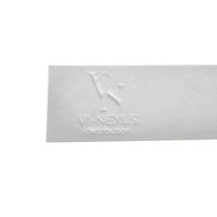 Bandes parfumées de luxe personnalisées avec logo de marque en relief et imprimé, différentes formes, pour échantillons de parfum en gros