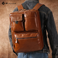 Sacs à main en cuir véritable de luxe personnalisés, mallette portable à fermeture éclair pour le bureau, les voyages d'affaires, les trajets quotidiens, sac à dos