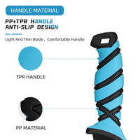 Couteau à filet de pêche DX-Tools de haute qualité, manche personnalisé en acier inoxydable, écologique, bleu/extérieur, antidérapant