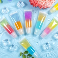 Huile à lèvres végane personnalisée avec logo OEM/ODM, collagène, centella, acide hyaluronique, vitamine C, soin hydratant pour les lèvres, emballage pratique en tube