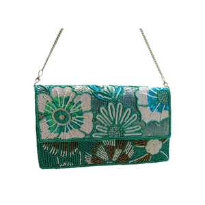 Bolso de mano de secuencia de moda para mujer de diseño de lujo a pedido a precio asequible para exportación de fabricante indio - Product Image 1