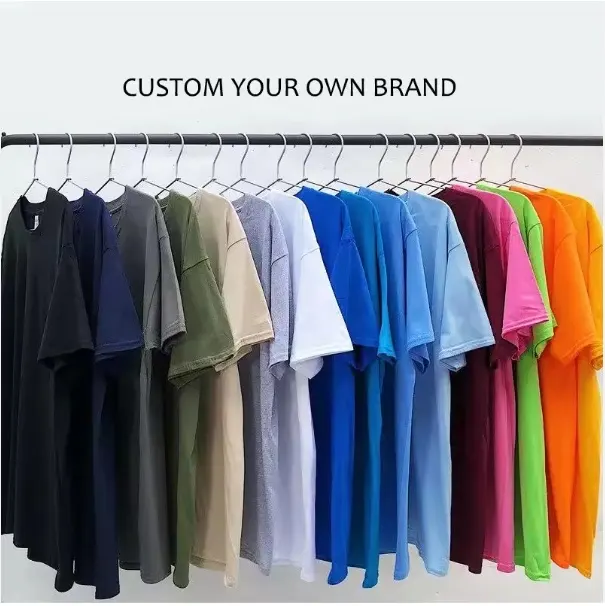 Wholesale Solid Color Short Sleeve Shirt Blank Print Logo Ring Spun Cotton Men T Shirt Custom T Shirt