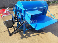 Batteuse multi-cultures robuste, machine à battre le blé et le riz à moteur diesel