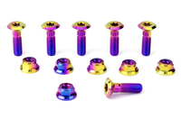 Baut sproket Titanium paduan Gr5, sekrup kepala Torx untuk sepeda tanah