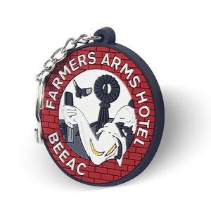 Llavero Personalizado de PVC 2D, Llavero de Goma Suave con Logotipo, Llavero de Silicona, Llavero de Goma Personalizado en 3D - Product Image 3