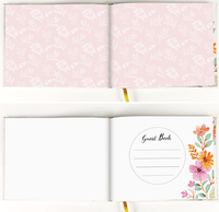 Livre d'or de mariage personnalisé en gros, fait main, album photo rigide, scrapbook, 8,5 x 8,5 pouces, personnalisation en vrac