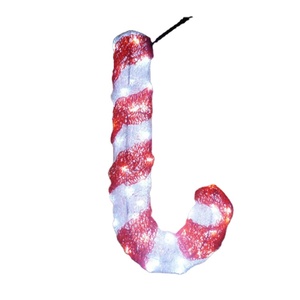 3D <strong>Christmas</strong> Candy Cane Motif <strong>Lights</strong> Outdoor Garden <strong>Pathway</strong> Decor Festival Xmas New Year Holiday Lighting - Product Image 1