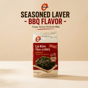 Bocadillo de Algas Marinas Sazonadas para Barbacoa Coreana 5g Venta al por Mayor y OEM O'food |   Alga Marina Sazonada - Sabor Barbacoa |   Comida Lista Para Comer - Product Image 4