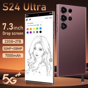 Smartphone 5G S24 Ultra <span class=keywords><strong>avec</strong></span> processeur MTK pour le jeu, <span class=keywords><strong>cam</strong></span>éra arrière 108MP, écran HD 7,3 pouces - Product Image 5
