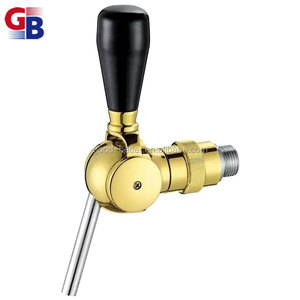 BT1010109ร้อนขาย304สแตนเลสสีทองลูกรูปร่างเบียร์แตะที่มีการควบคุมการไหล - Product Image 3