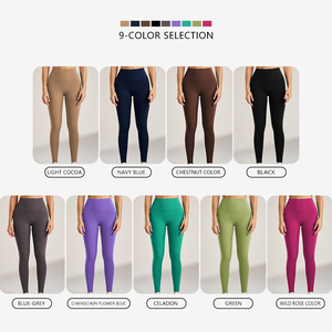 Thoáng khí mềm cộng với kích thước của phụ nữ yoga xà cạp Squat bằng chứng và cao eo - Product Image 4